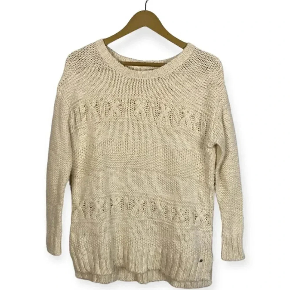 American Eagle Chunky Knit Wool Blend Sweater